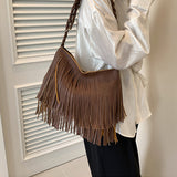 Casual Daily Solid Tassel Bags(4 Colors)